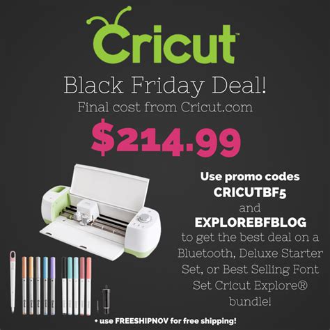 cricut black friday sale.